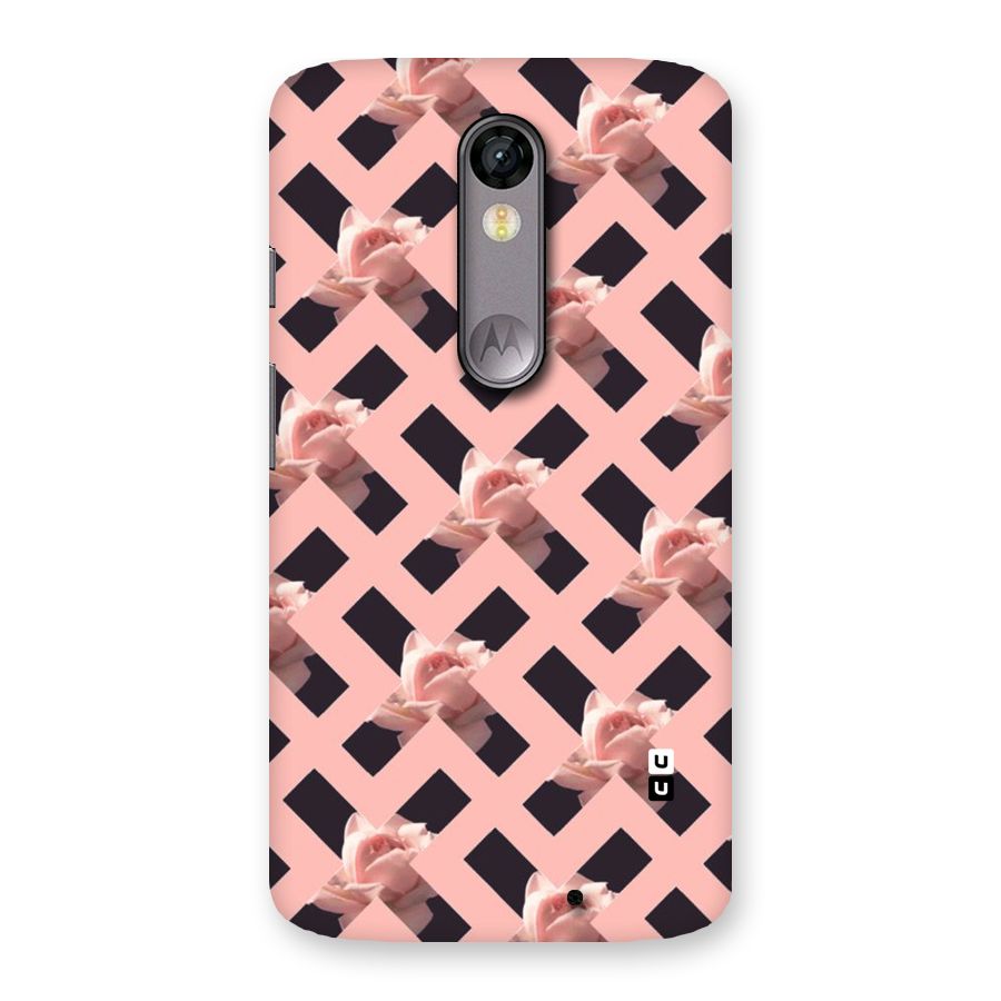 Floral X Design Back Case for Moto X Force