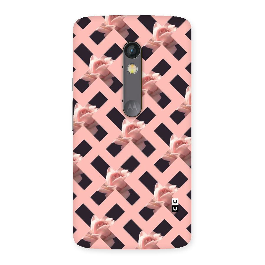 Floral X Design Back Case for Moto X Play