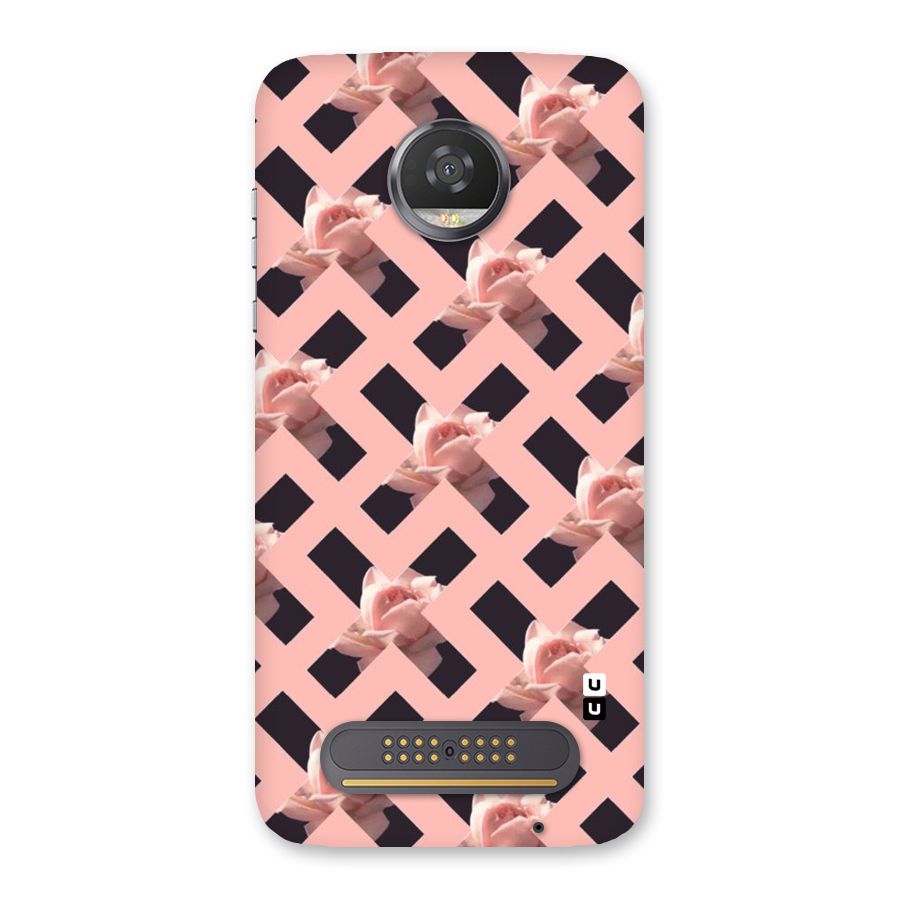 Floral X Design Back Case for Moto Z2 Play