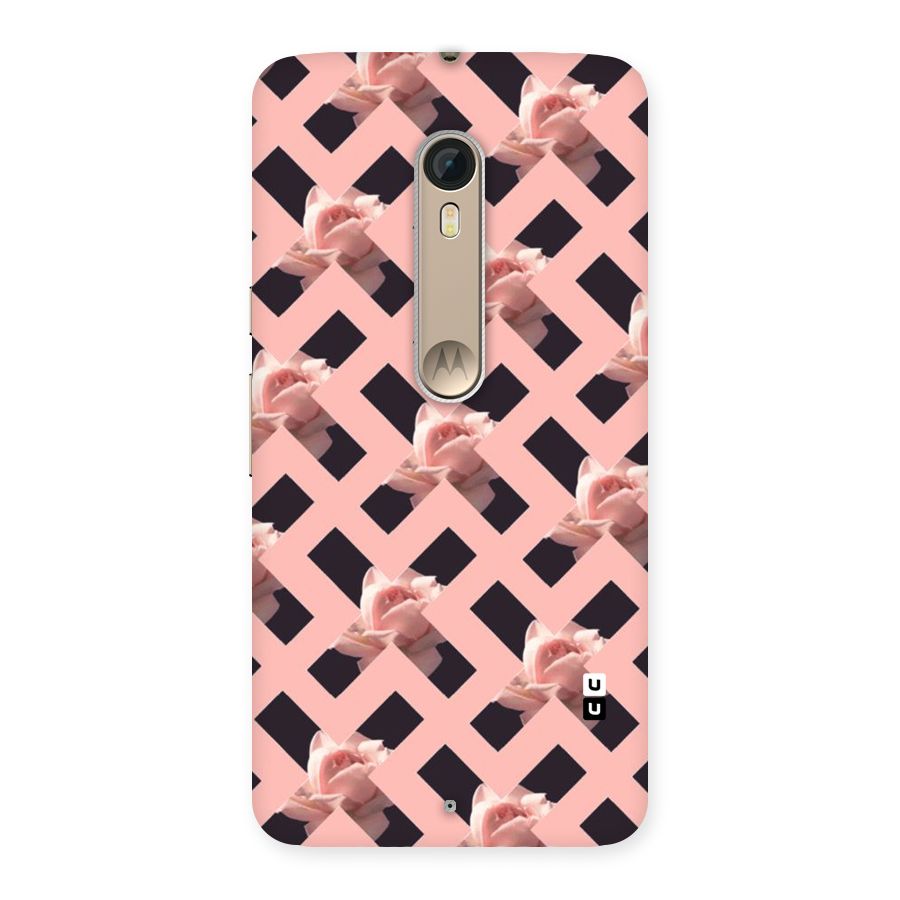 Floral X Design Back Case for Motorola Moto X Style