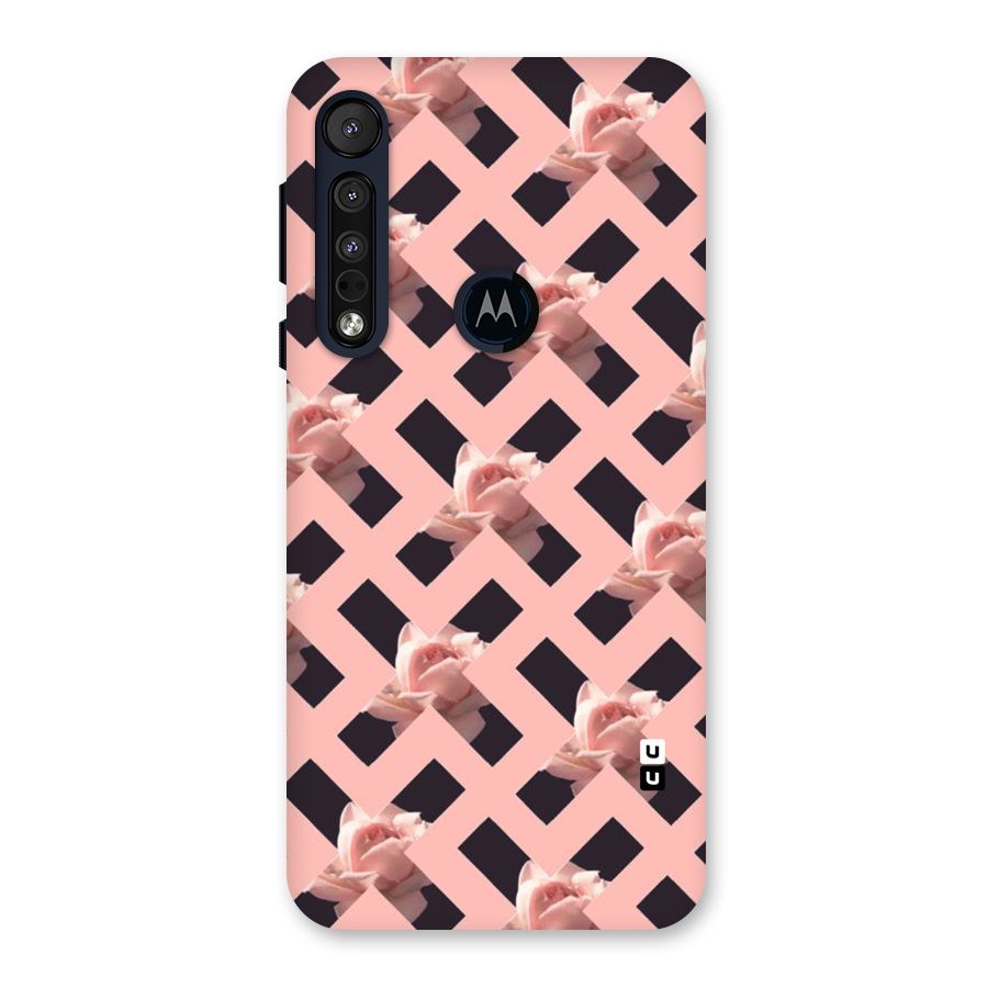 Floral X Design Back Case for Motorola One Macro