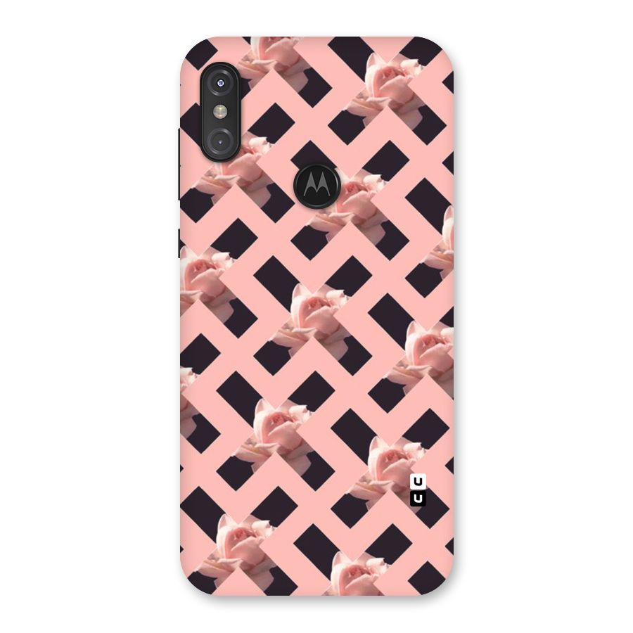 Floral X Design Back Case for Motorola One Power