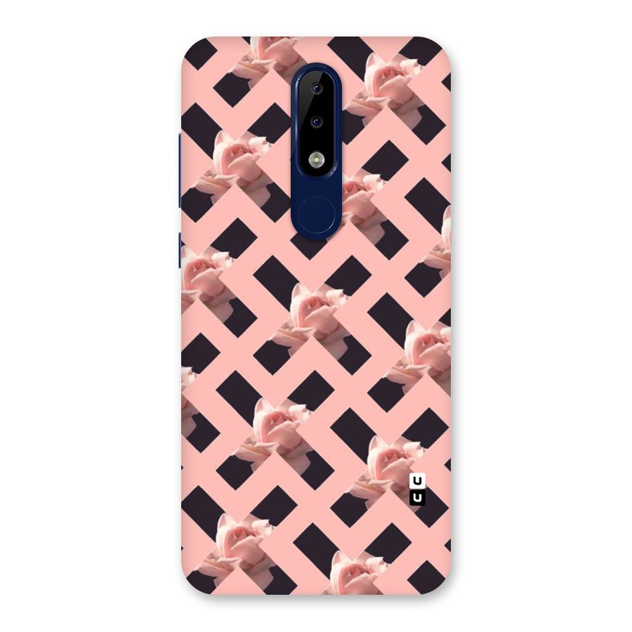 Floral X Design Back Case for Nokia 5.1 Plus