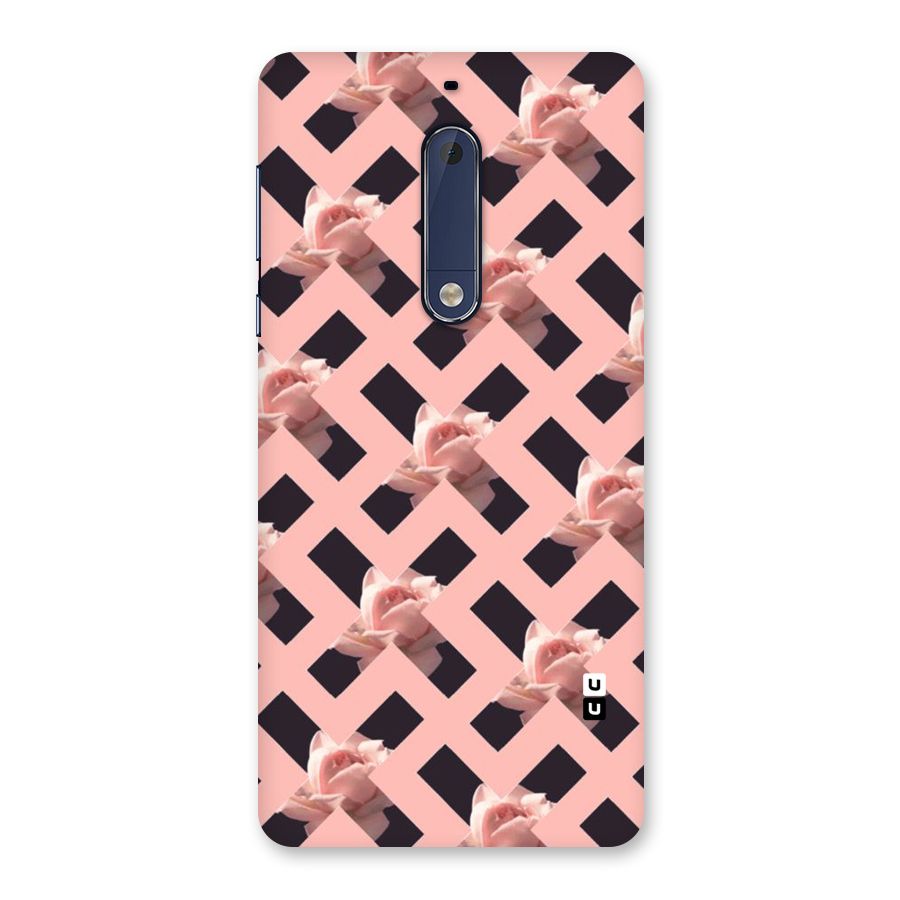 Floral X Design Back Case for Nokia 5