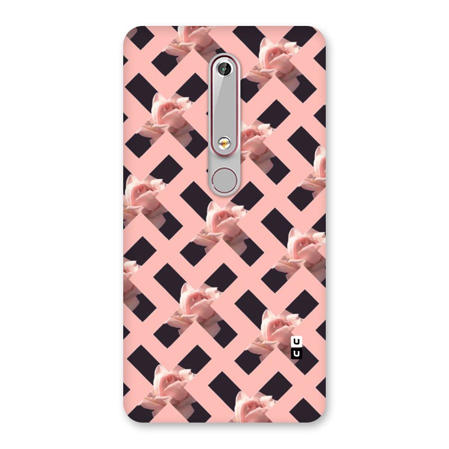Floral X Design Back Case for Nokia 6.1