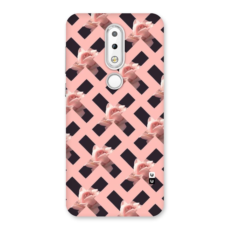 Floral X Design Back Case for Nokia 6.1 Plus