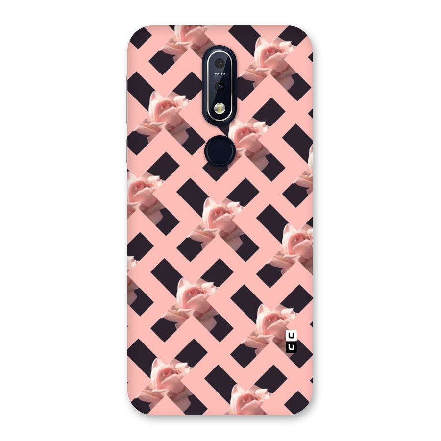 Floral X Design Back Case for Nokia 7.1