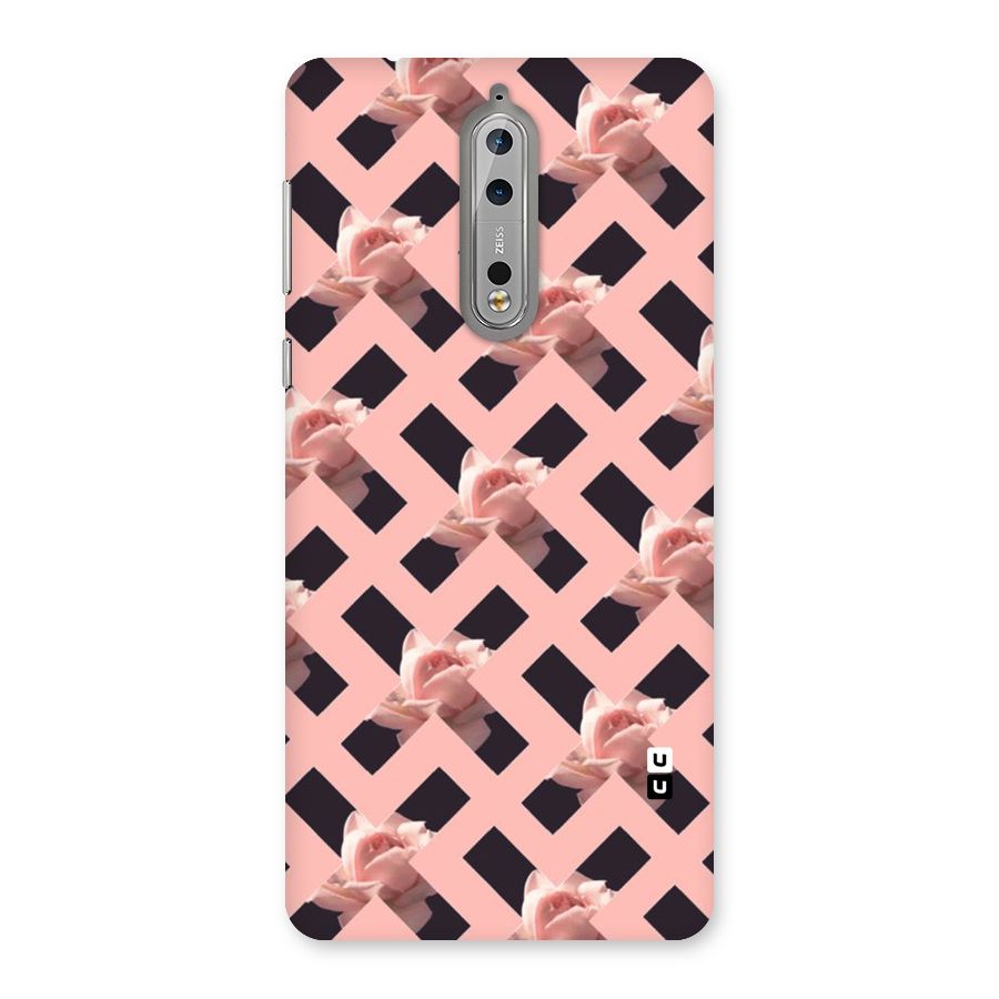 Floral X Design Back Case for Nokia 8
