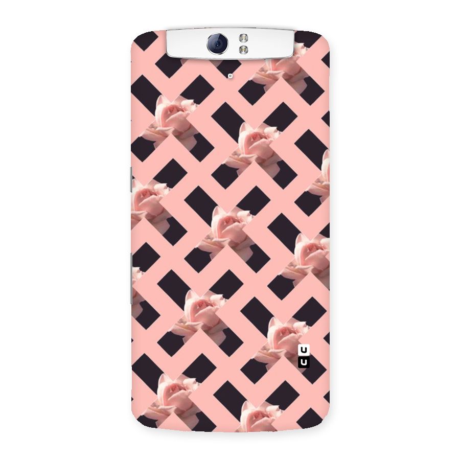 Floral X Design Back Case for Oppo N1