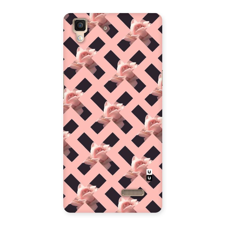 Floral X Design Back Case for Oppo R7