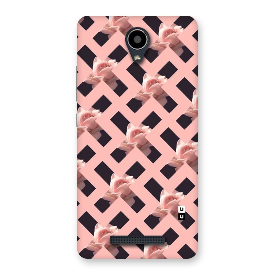 Floral X Design Back Case for Redmi Note 2
