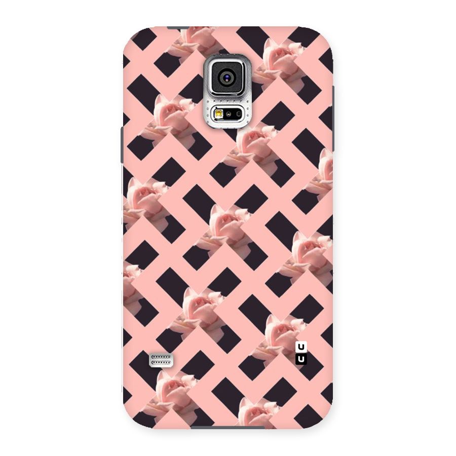 Floral X Design Back Case for Samsung Galaxy S5