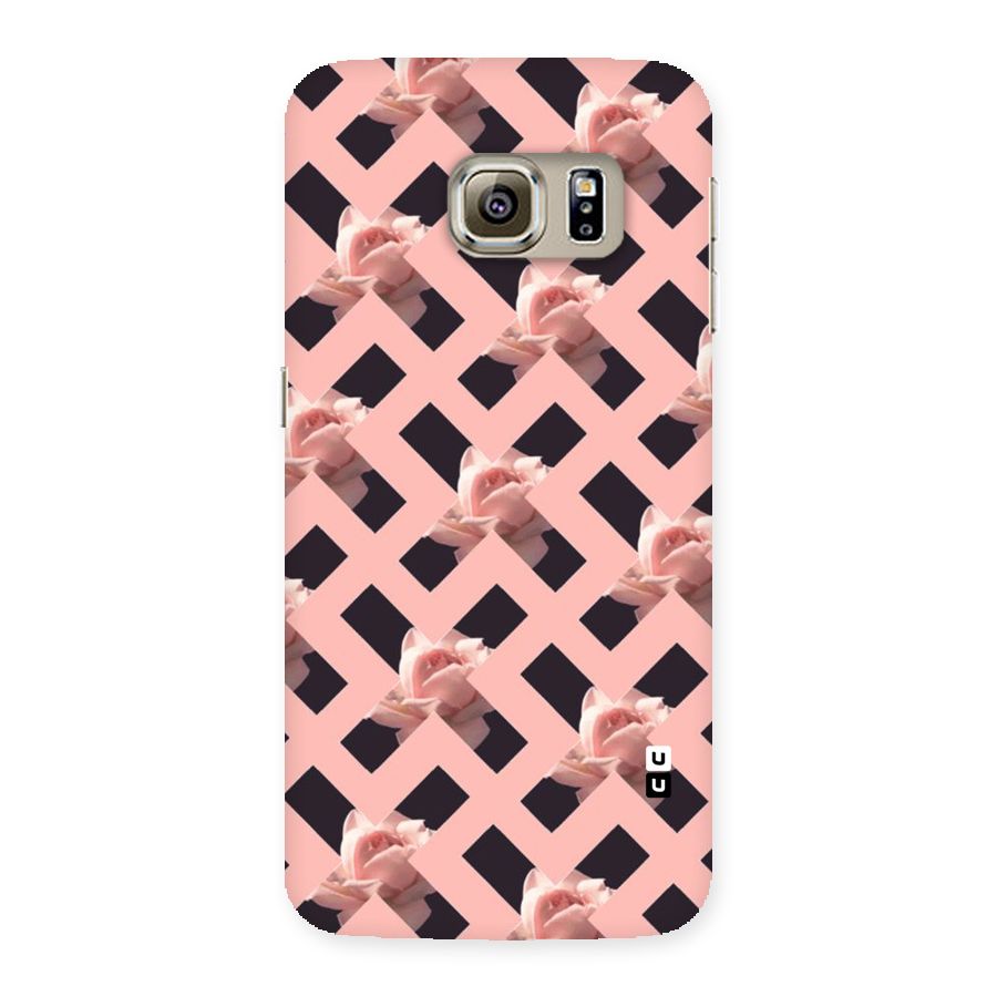 Floral X Design Back Case for Samsung Galaxy S6 Edge