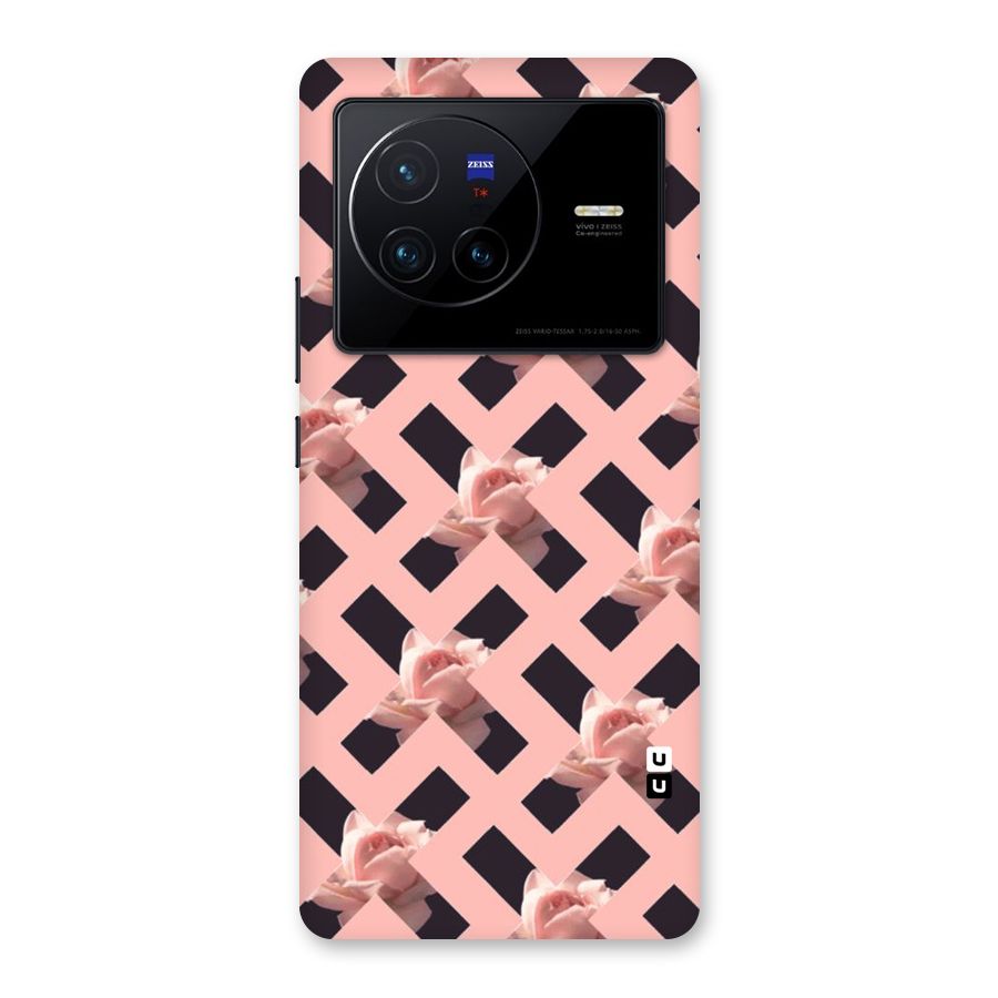 Floral X Design Back Case for Vivo X80