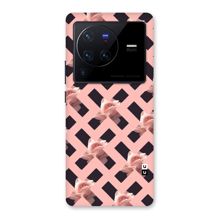Floral X Design Back Case for Vivo X80 Pro