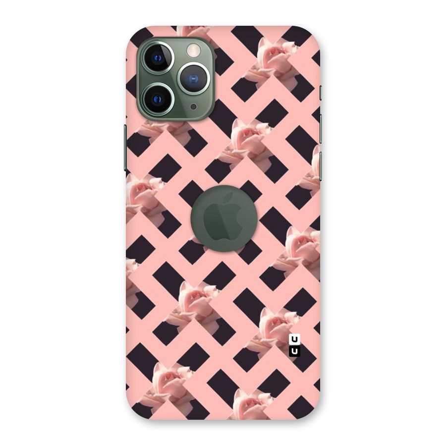 Floral X Design Back Case for iPhone 11 Pro Logo  Cut