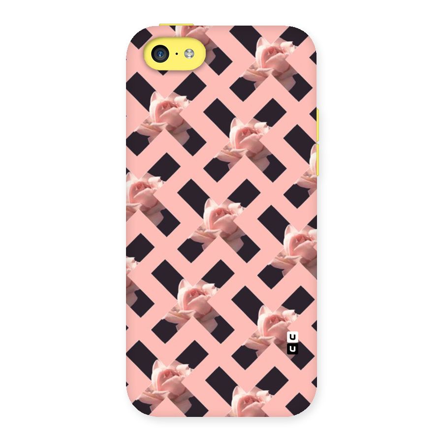 Floral X Design Back Case for iPhone 5C
