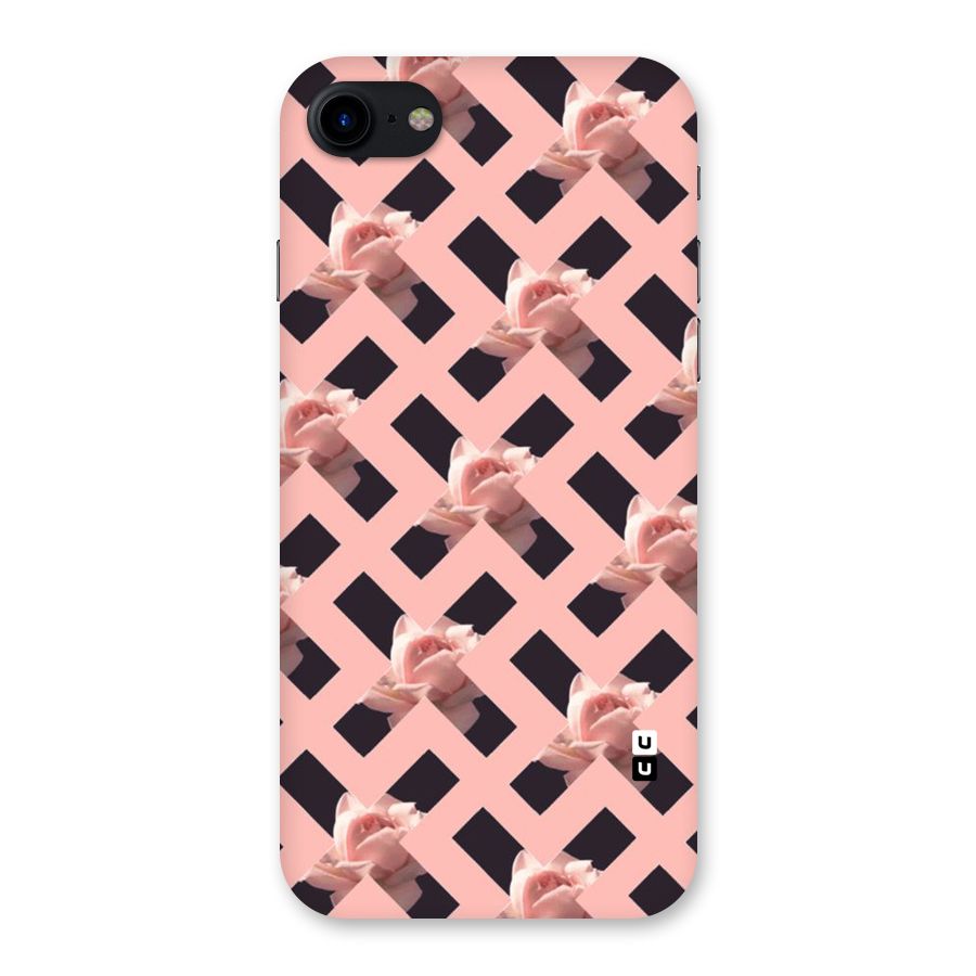 Floral X Design Back Case for iPhone SE 2020