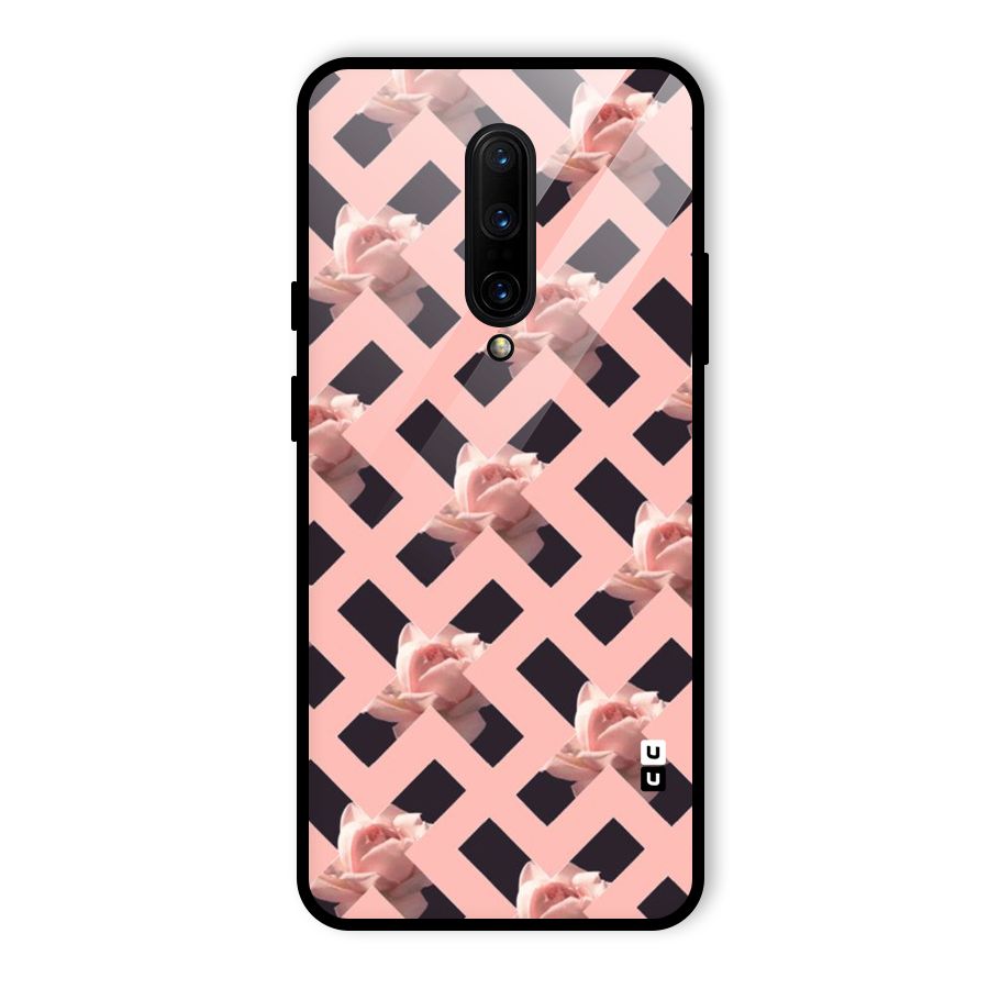 Floral X Design Glass Back Case for OnePlus 7 Pro