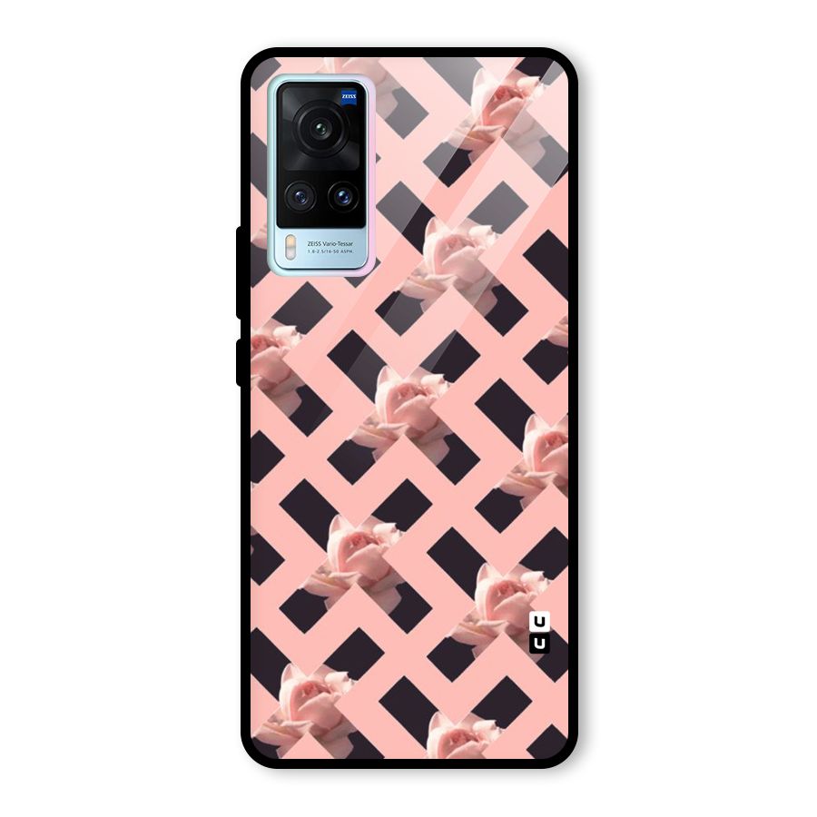 Floral X Design Glass Back Case for Vivo X60