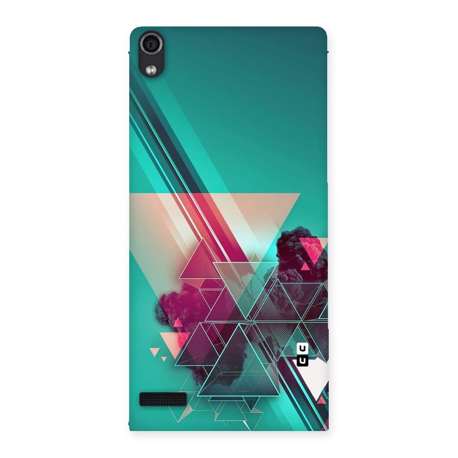 Floroscent Abstract Back Case for Ascend P6