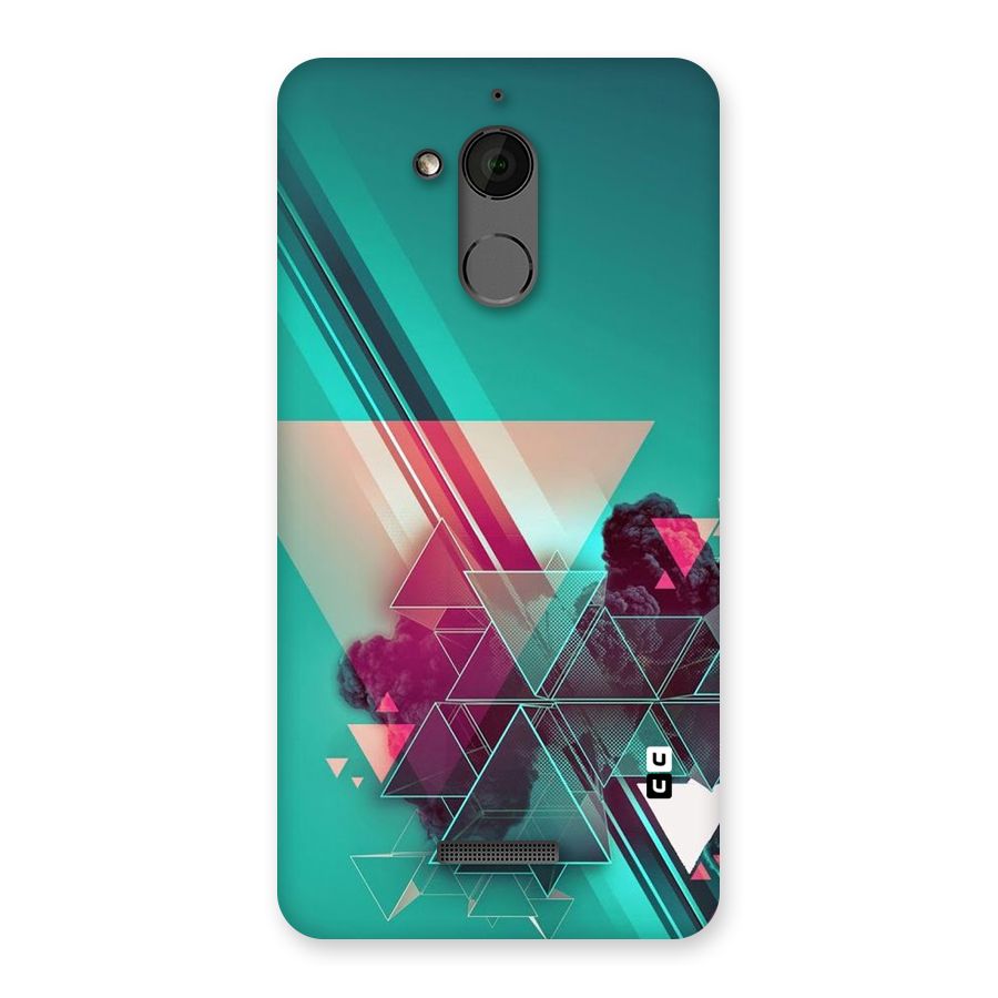 Floroscent Abstract Back Case for Coolpad Note 5