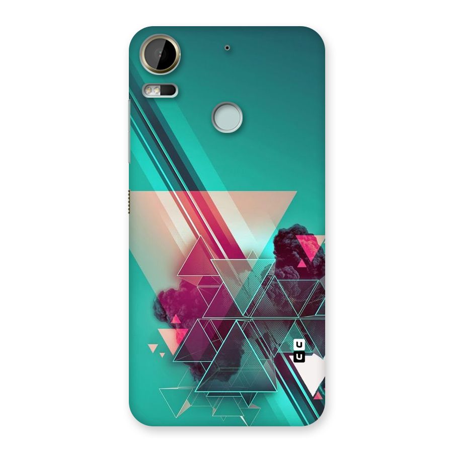 Floroscent Abstract Back Case for Desire 10 Pro