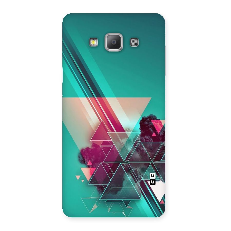 Floroscent Abstract Back Case for Galaxy A7