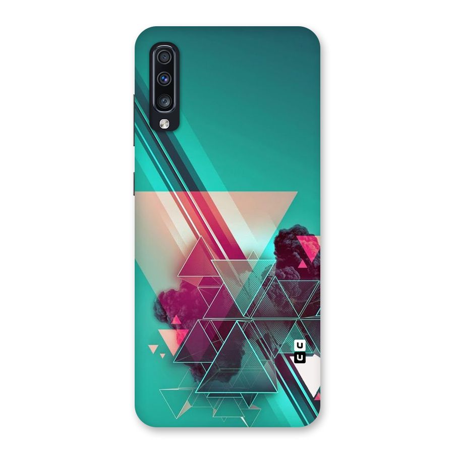 Floroscent Abstract Back Case for Galaxy A70