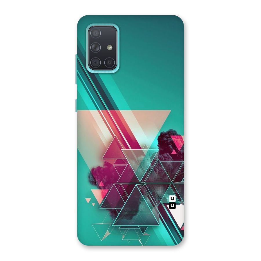 Floroscent Abstract Back Case for Galaxy A71