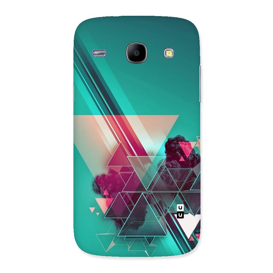 Floroscent Abstract Back Case for Galaxy Core