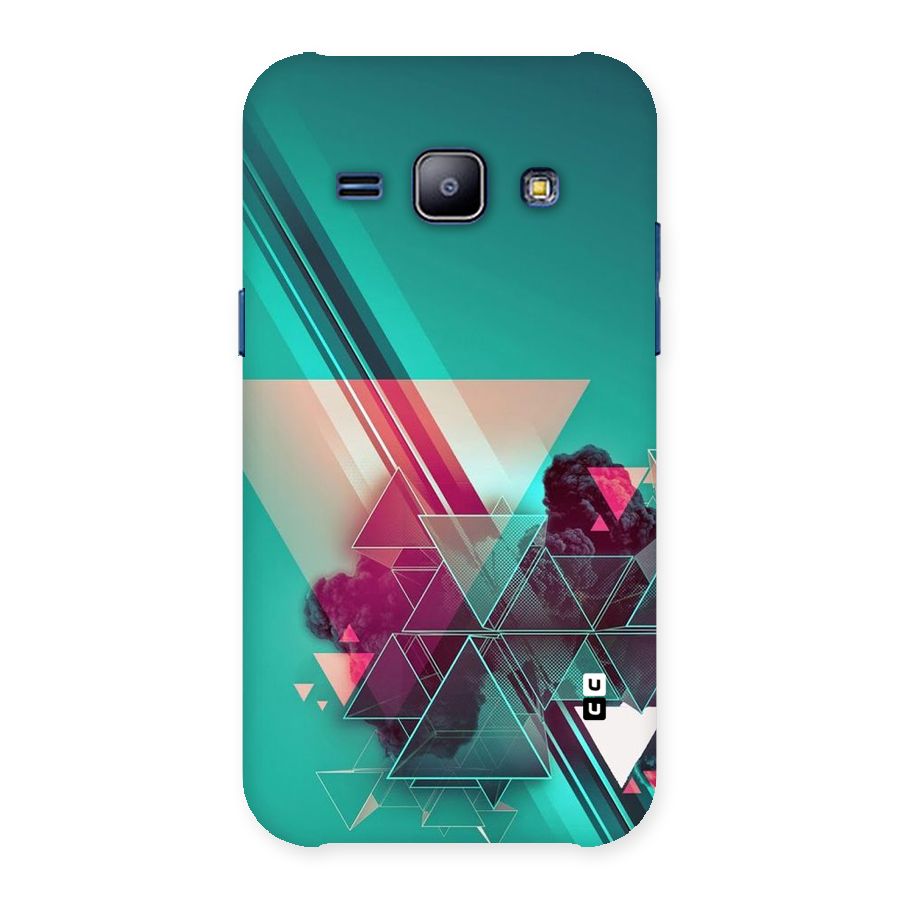 Floroscent Abstract Back Case for Galaxy J1
