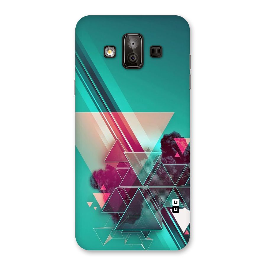 Floroscent Abstract Back Case for Galaxy J7 Duo