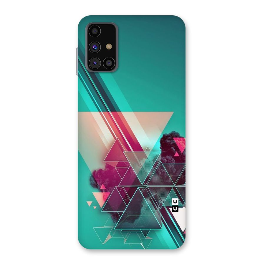 Floroscent Abstract Back Case for Galaxy M31s