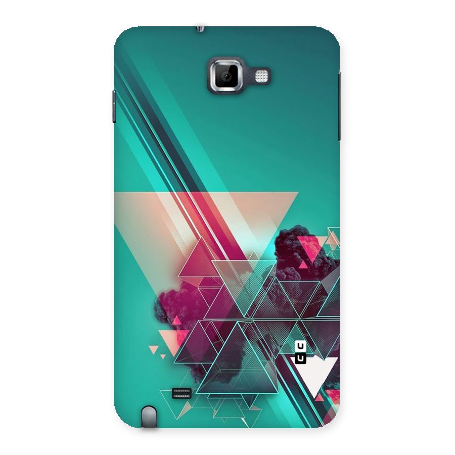 Floroscent Abstract Back Case for Galaxy Note