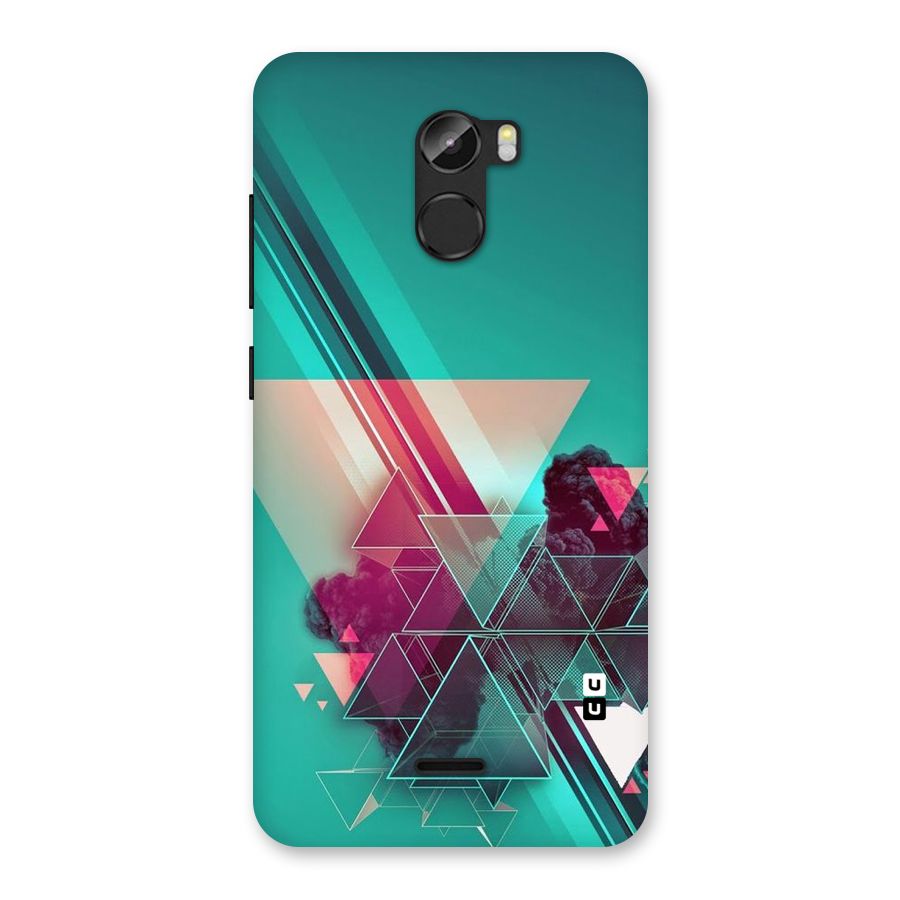 Floroscent Abstract Back Case for Gionee X1