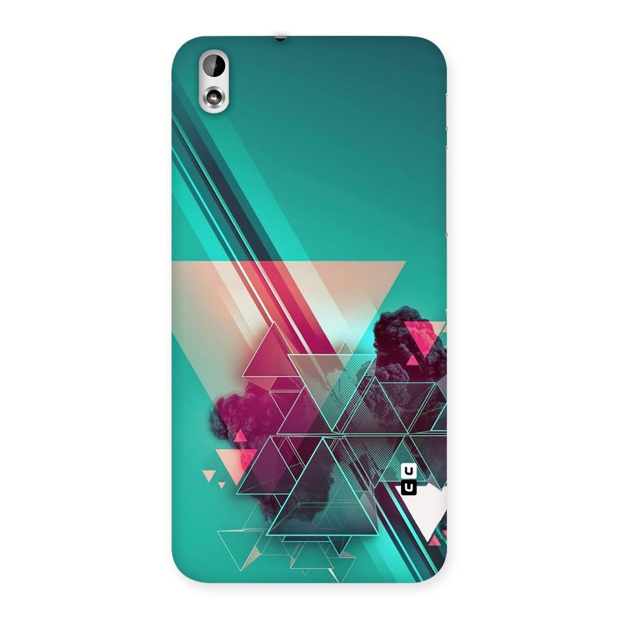 Floroscent Abstract Back Case for HTC Desire 816