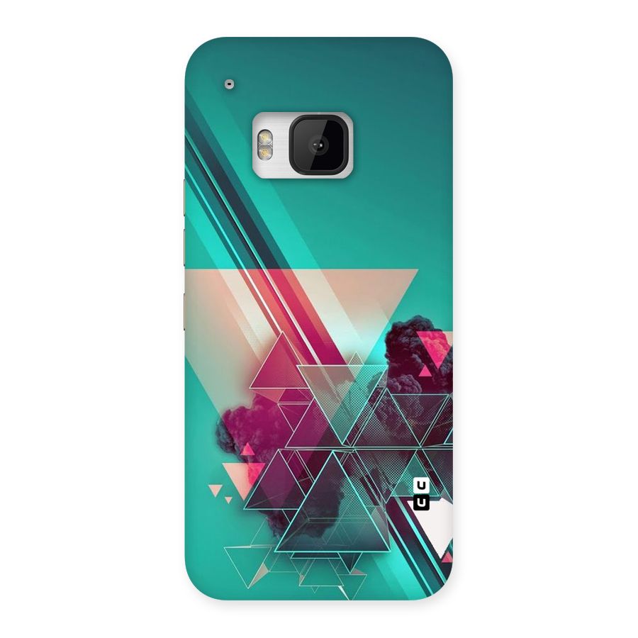 Floroscent Abstract Back Case for HTC One M9