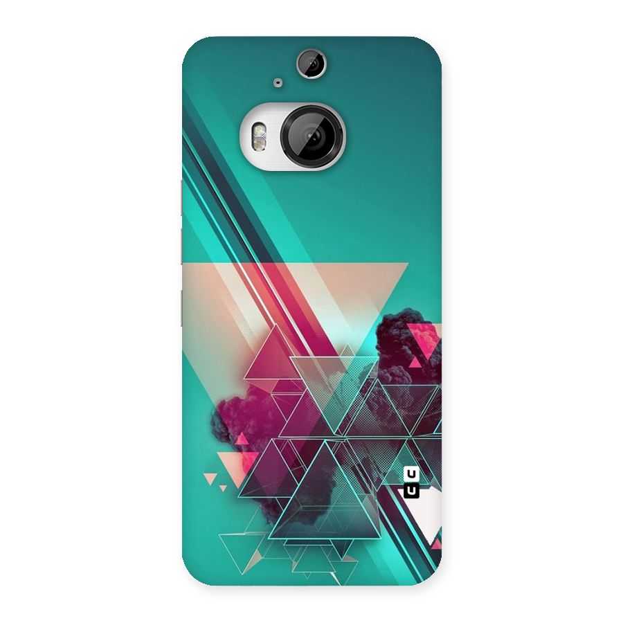 Floroscent Abstract Back Case for HTC One M9 Plus
