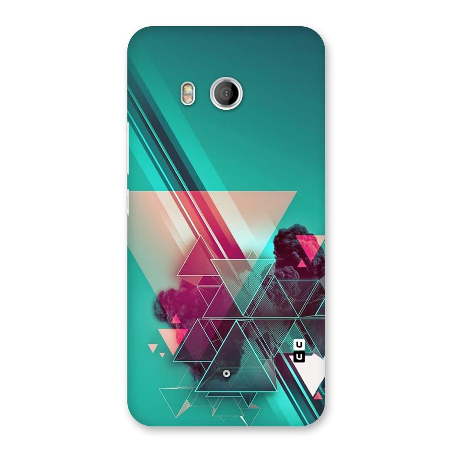 Floroscent Abstract Back Case for HTC U11