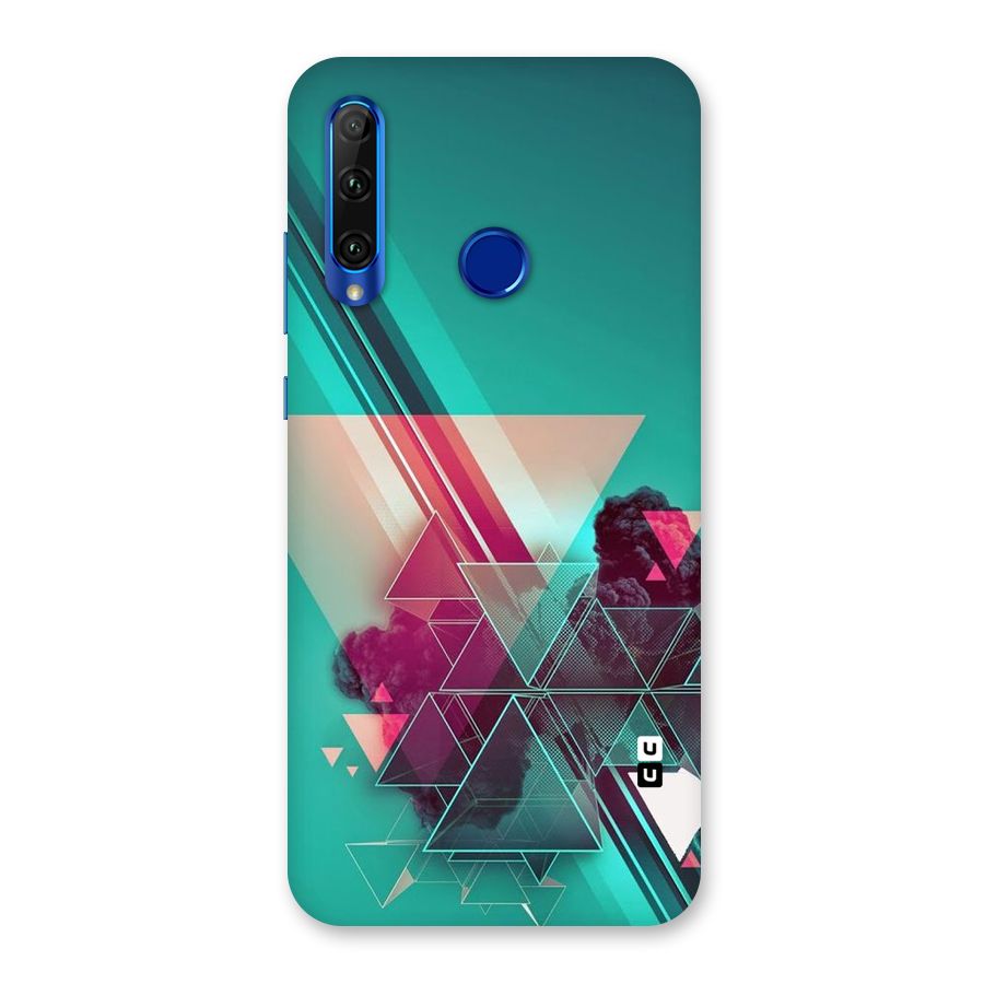 Floroscent Abstract Back Case for Honor 20i