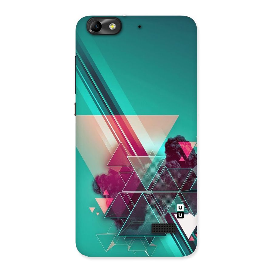 Floroscent Abstract Back Case for Honor 4C