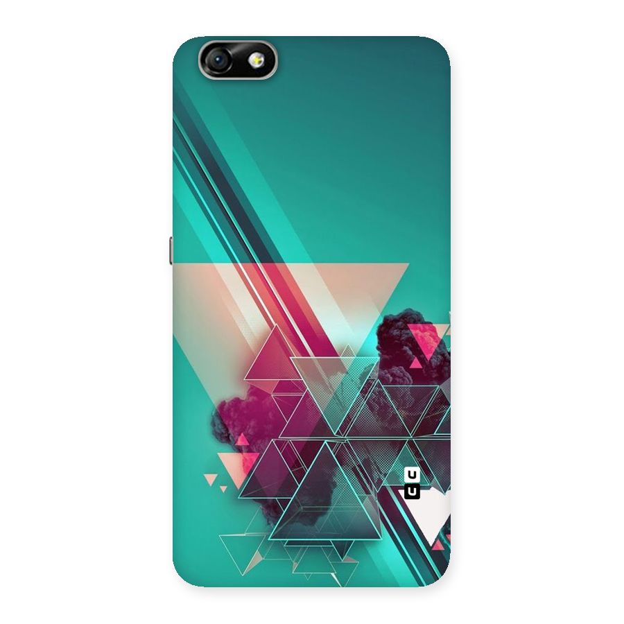 Floroscent Abstract Back Case for Honor 4X
