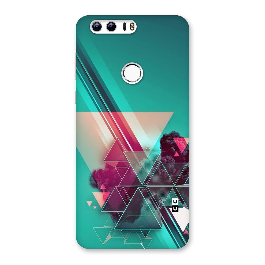 Floroscent Abstract Back Case for Honor 8