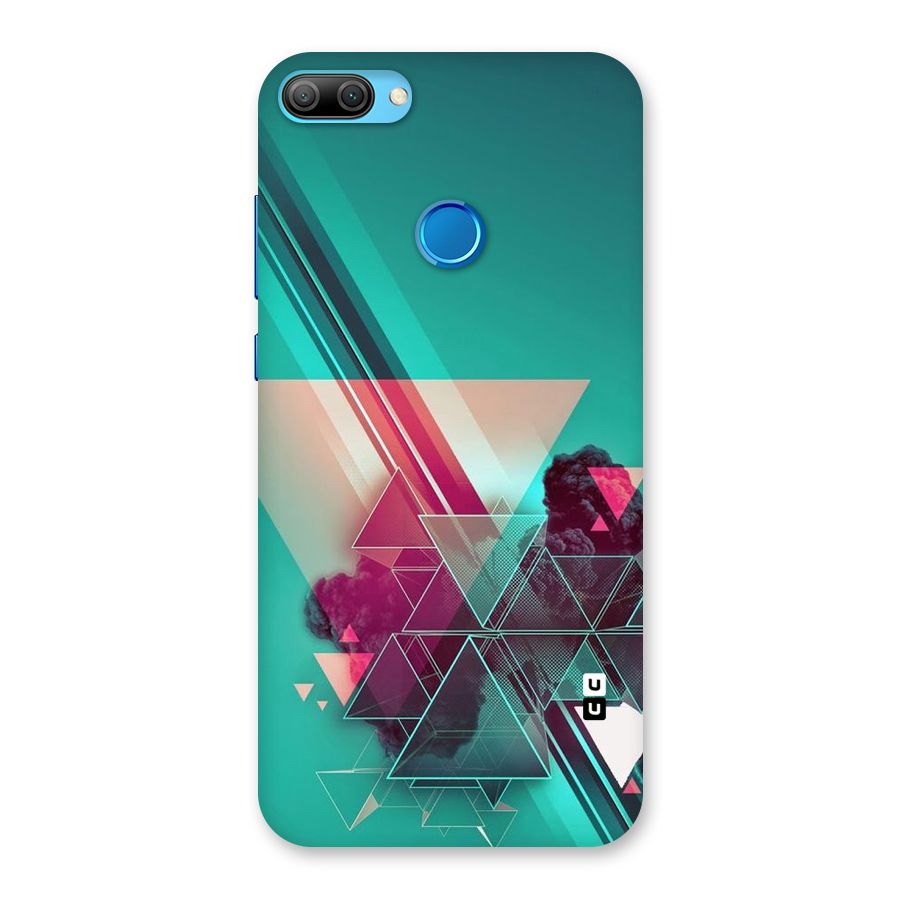 Floroscent Abstract Back Case for Honor 9N