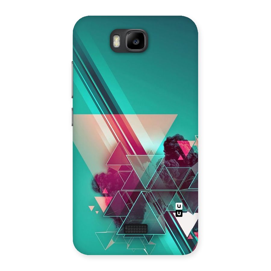 Floroscent Abstract Back Case for Honor Bee