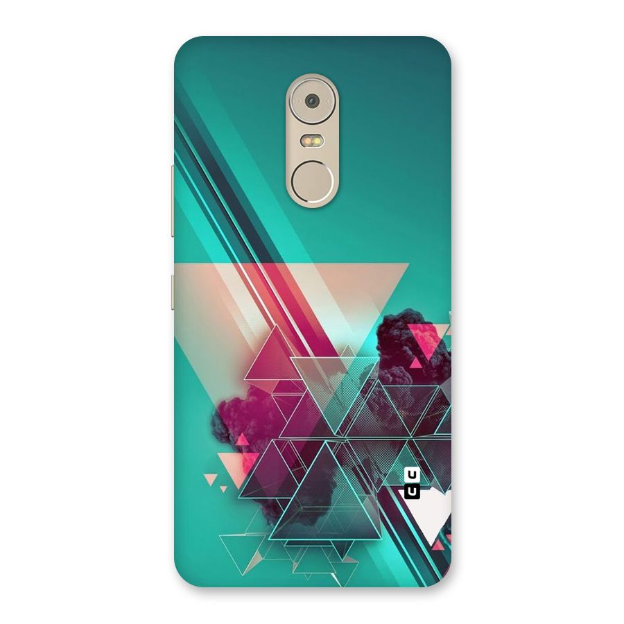 Floroscent Abstract Back Case for Lenovo K6 Note