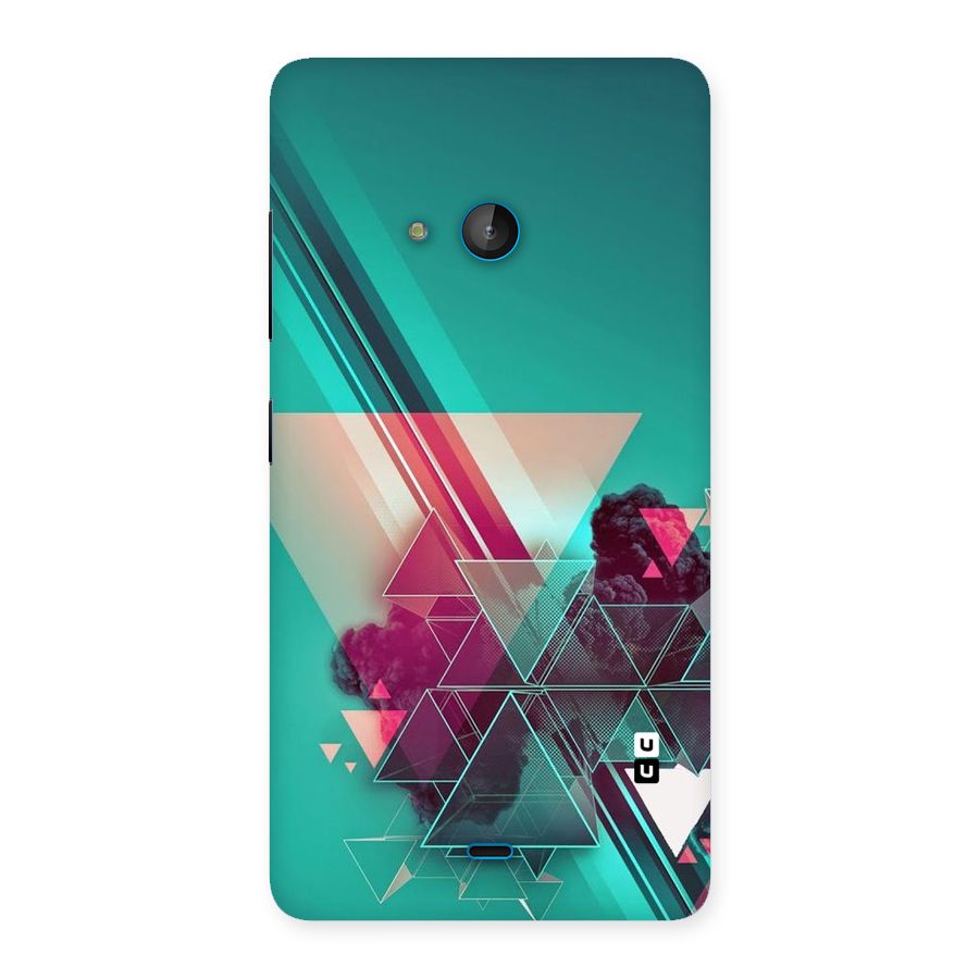 Floroscent Abstract Back Case for Lumia 540