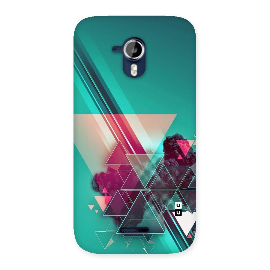 Floroscent Abstract Back Case for Micromax Canvas Magnus A117