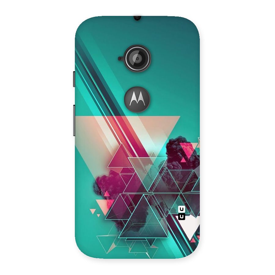 Floroscent Abstract Back Case for Moto E 2nd Gen